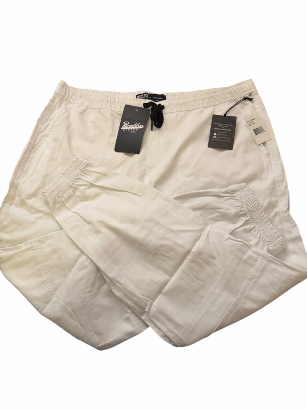 Brooklyn Cloth White CORE JOGGER PANTS NWT Size XXL - Picture 4 of 5